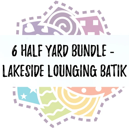 (6) Lakeside Lounging Batik