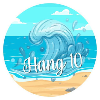Mystery Five-O - Hang 10 - SCRAPPY Blue - DIE CUT KIT