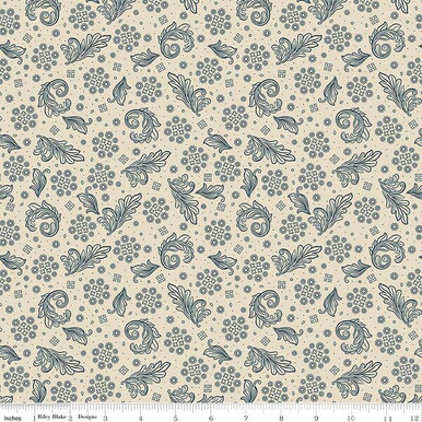 REMNANT: 30" PIECE Riley Blake Designs - Cheddar at Twilight by The RBD Designers - C15162 - Cream