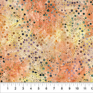 REMNANT: 34" PIECE  Northcott - Pop Dots by Banyan Batiks Studio - 81900-20