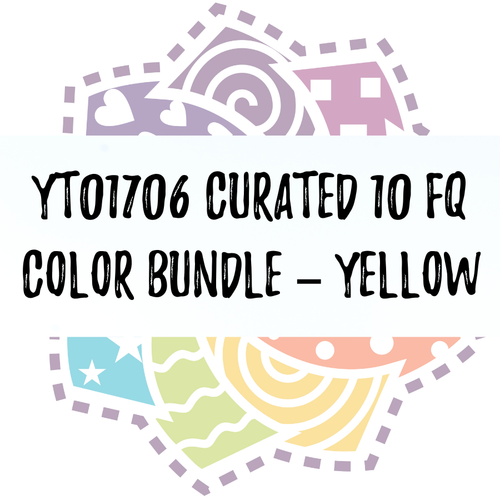 Curated 10 FQ Color Bundle – Yellow