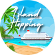 Mystery Five-O - Island Hopping - Starlight (Peppermint Sprinkles by Island Batik) - DIE CUT KIT