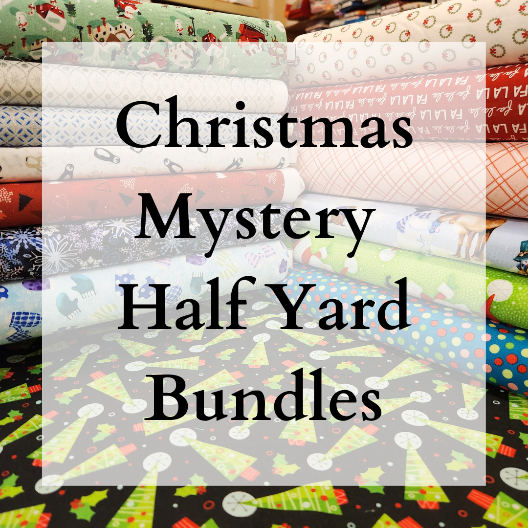 LIMITED EDITION - Christmas and Winter Mystery Half Yards of Fabric - 6  half yards