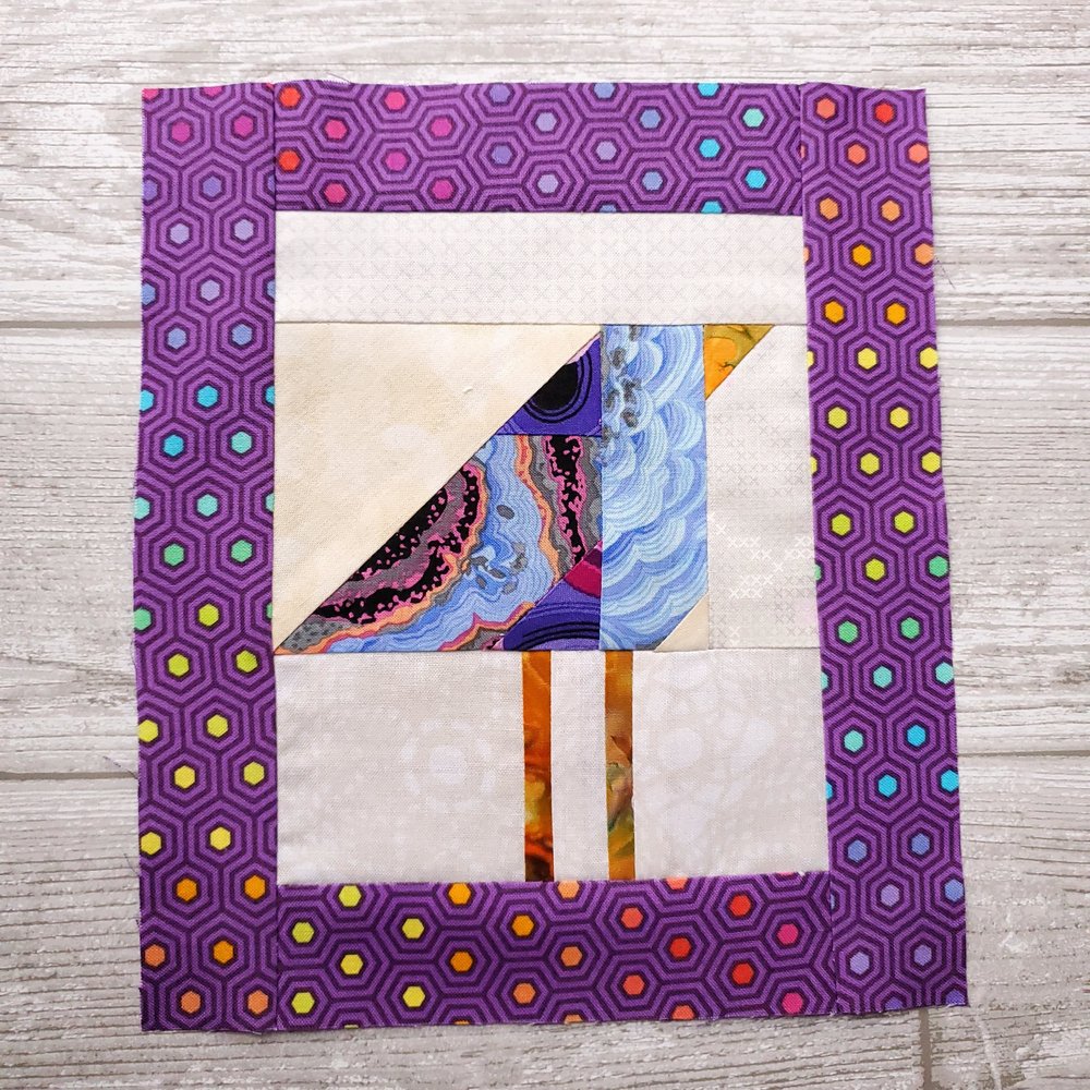 Paper Piecing Bird Block Cotton Cuts