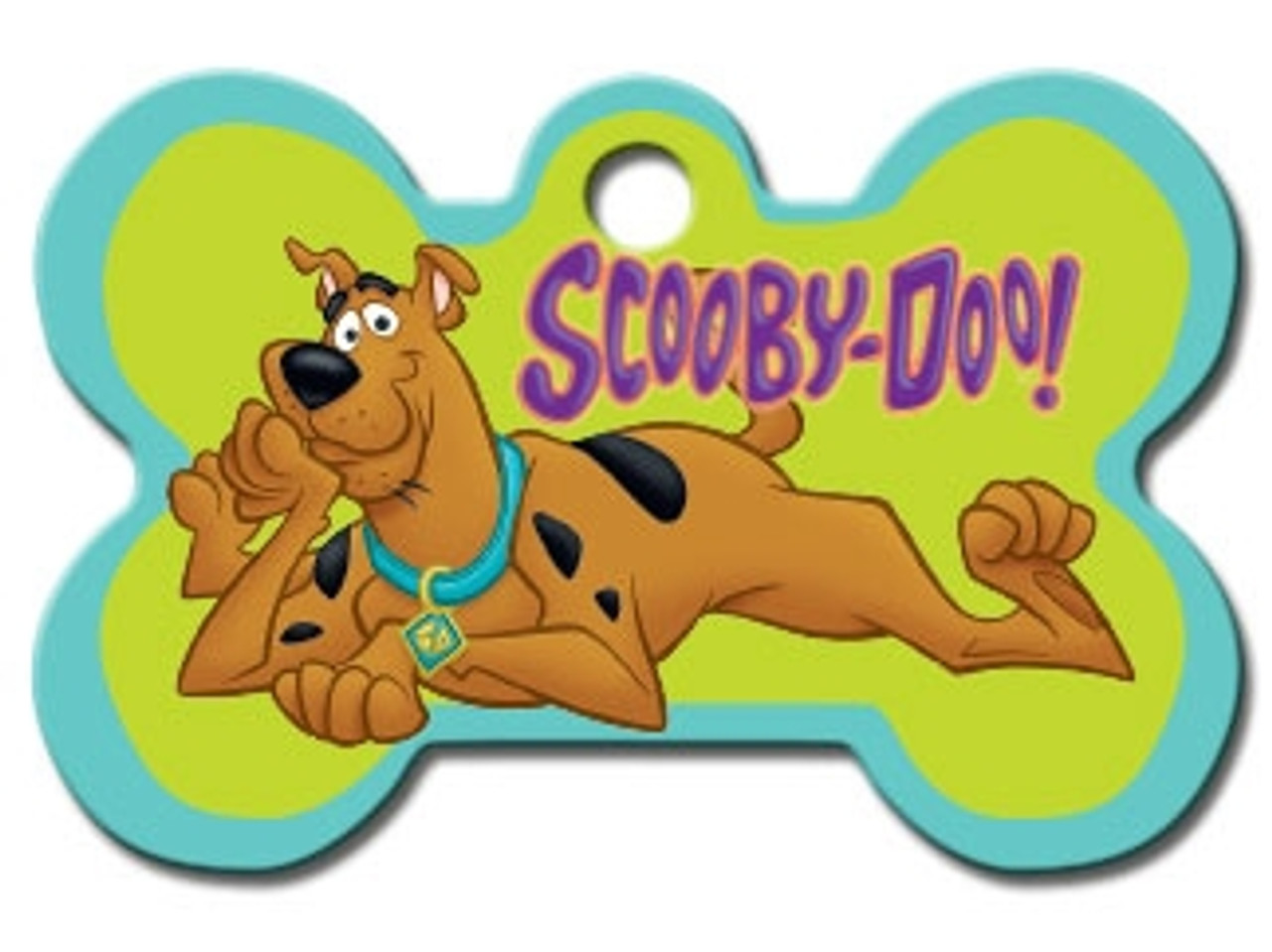 Scooby Doo LARGE Bone Shape Personalized Custom Engraved Pet ID Tags- FREE  SHIPPING!