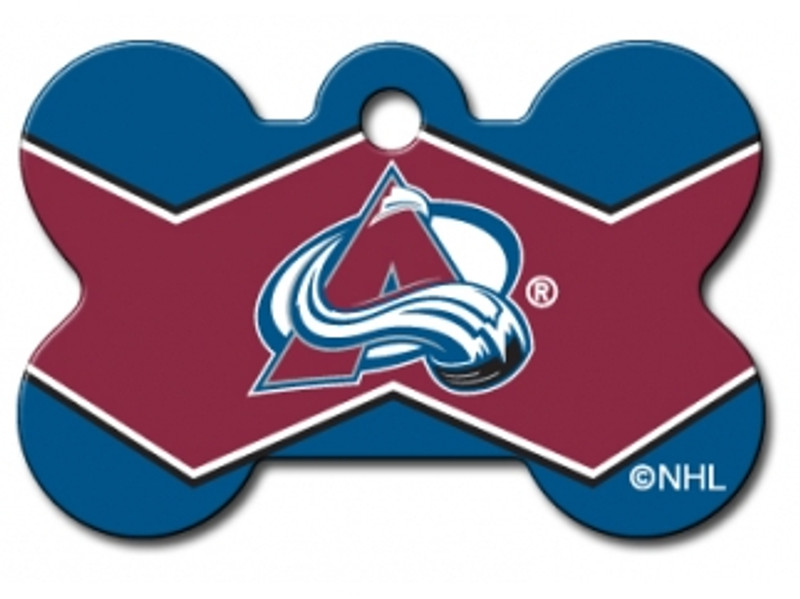 Quick-Tag Colorado Avalanche NHL Personalized Engraved Pet ID Tag