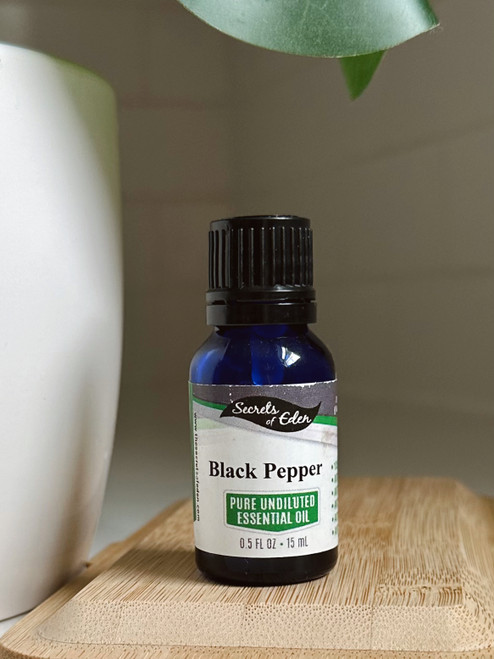 Black Pepper Essential Oil 15ml $17.95