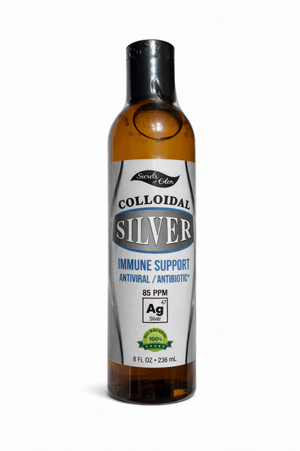 Colloidal Silver 85 ppm Certified 8 oz. $31.95