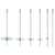 Standard RV spindles to be used with your Brookfield Viscometer or Rheometer with RV torque range.