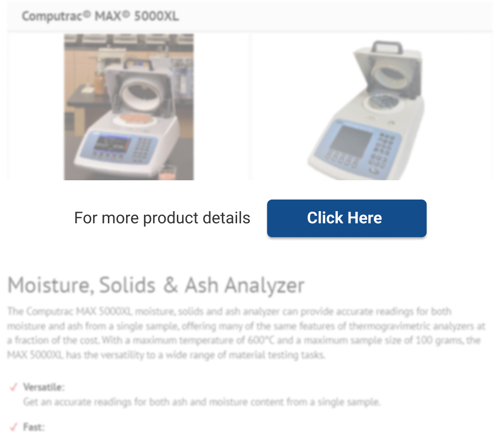 Ametek Brookfield Computrac MAX 5000XL