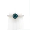Montana Sapphire 1 Carat Average Sterling Silver Solitaire Rings H