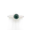Montana Sapphire 1 Carat Average Sterling Silver Solitaire Rings K