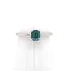 Montana Sapphire 1 Carat Average Sterling Silver Solitaire Rings D