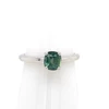 Montana Sapphire 1 Carat Average Sterling Silver Solitaire Rings G