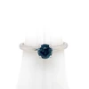 Montana Sapphire 1 Carat Average Sterling Silver Solitaire Rings J