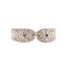 Montana Yogo Sapphire Sterling Silver Flower Spoon Bracelet