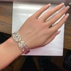 Montana Yogo Sapphire Sterling Silver Flower Spoon Bracelet