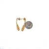 Montana Yogo Sapphire 14 Stone Drop Earrings 14K Gold