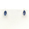 Montana Yogo sapphire marquise earrings 6x3mm