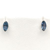 Montana Yogo sapphire marquise earrings 4 prong 6x3mm (.50 ct total)