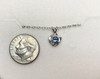 Montana Yogo sapphire rose pendant 3.25mm