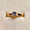 Montana Yogo Sapphire 3.5mm Tulip Ring