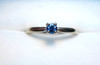 Montana Yogo Sapphire 4 Prong Solitaire Ring