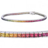 rainbow sapphire bracelet new