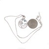  Montana Sapphire Bear Mountain Necklace Pendant 925 Sterling Silver