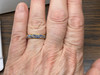 Montana Yogo Sapphire 2 Row Baguette Band Ring 14K Yellow Gold