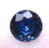 Montana Yogo Sapphires Round Brilliant Cut Cornflower Blue 