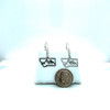 Montana Sapphire Mountain in State Earrings Sterling Silver