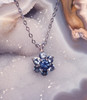 Montana Sapphire Flower Pendant 