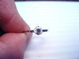 Montana Yogo sapphire rose ring 2mm