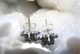 Montana Sapphire Flower earrings