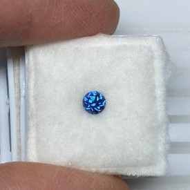 Montana Yogo Sapphire Round Loose Stone .42ct 4.15mm