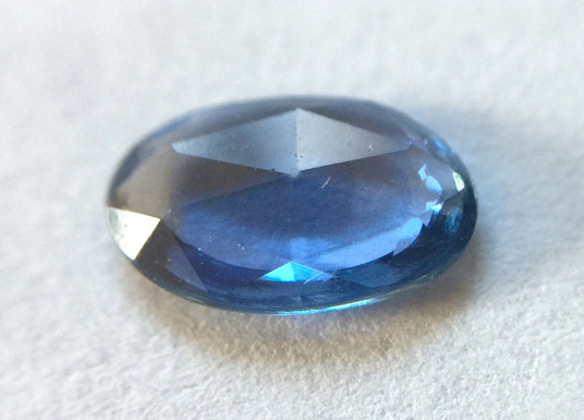 Montana Yogo Sapphire Oval .44 ct bottom of stone Montana Yogo Sapphire Oval .44 ct bottom of stone