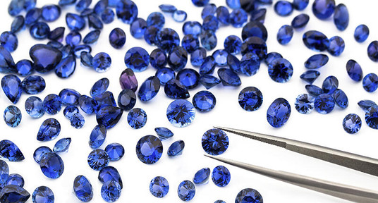 # 2 - Montana Yogo Sapphires Round Brilliant Cornflower Blue Melee Loose Stones 1mm to 1.9mm  # 2 - Montana Yogo Sapphires Round Brilliant Cornflower Blue Melee Loose Stones 1mm to 1.9mm