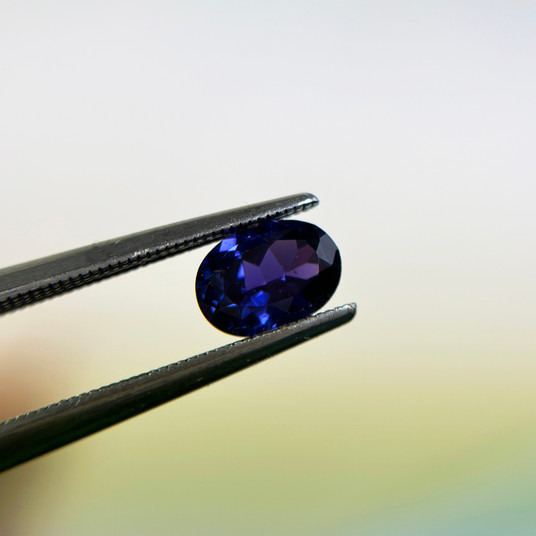 Montana Yogo Sapphire Loose Stone Purple Blue Oval .70ct  Montana Yogo Sapphire Loose Stone Purple Blue Oval .70ct
