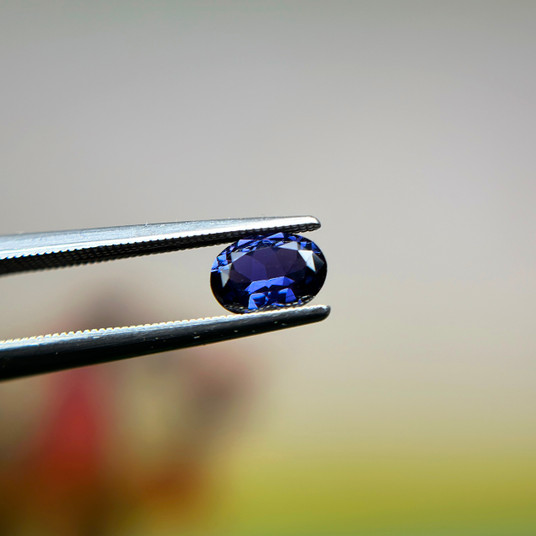 Montana Yogo Sapphire Loose Stone Purple Blue Oval .70ct  Montana Yogo Sapphire Loose Stone Purple Blue Oval .70ct