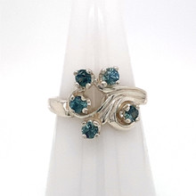 #15 - Montana Sapphire 5 Stone Fleur Ring - montanasapphires.com