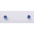 Montana Yogo sapphire round stud earrings 4 prong