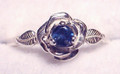 Montana Yogo Sapphire Rose Ring 3.25mm