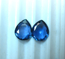 Montana Yogo Sapphire Loose Stones Pair of Pear or Teardrop shape 1.90 ...