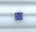 Montana Yogo Sapphire square princess cut .25ct 3.4mm