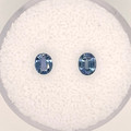 Montana Yogo Sapphire Loose Stones Pair of Ovals .62ct total