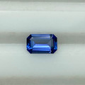 Montana Yogo Sapphire Loose Stone Emerald Cut .71ct 6.5x4mm