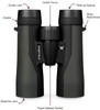 Vortex Crossfire HD 10x42 Binoculars Green - CF-4312 Vortex Crossfire HD 10x42 Binoculars Green - CF-4312