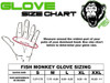 Fish Monkey Gloves Half Finger Guide Glove Green Water 2X