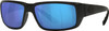 Costa Del Mar Fantail Sunglasses, Blackout / Blue Mirror 580 Glass Lens